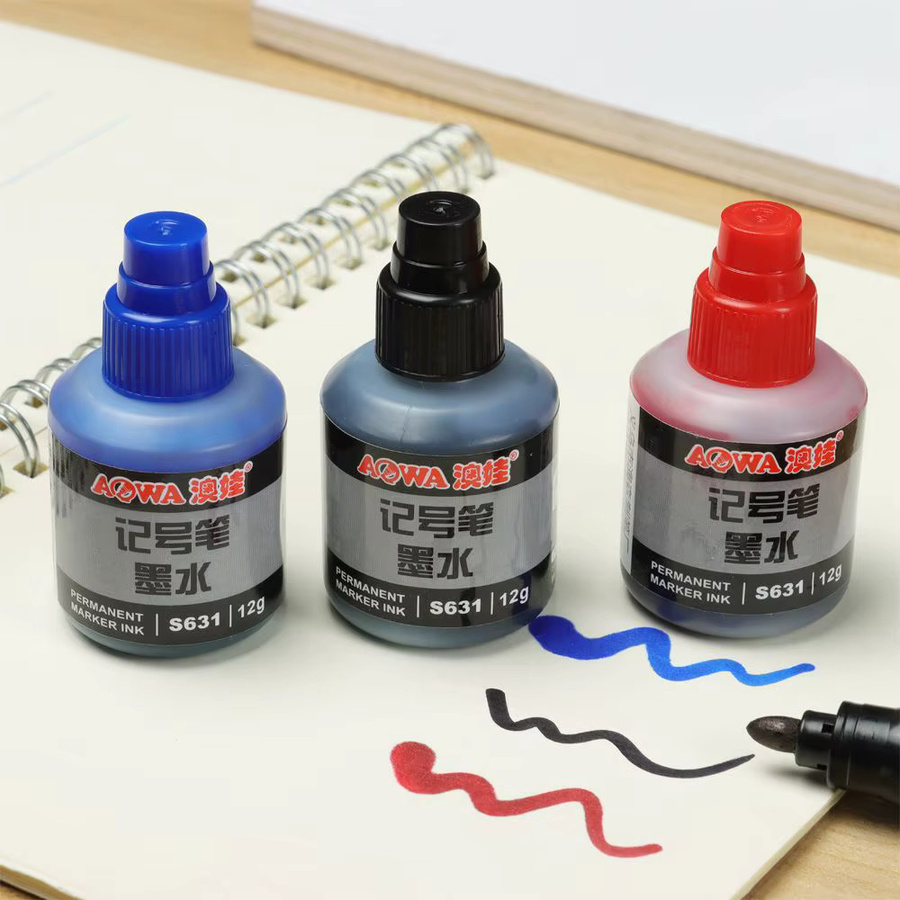 Rote Öl-Tinte für Graffiti-Marker zum Nachfüllen, 12 ml - Bild 2