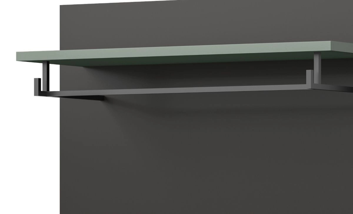 Inn.Furn Garderobenpaneel Set Cooper in Salbei und Grau, Breite: 80 cm - Bild 2