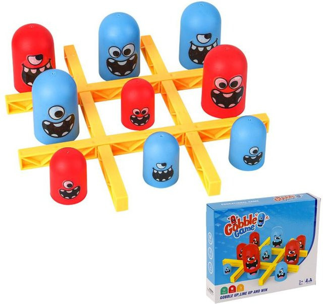 Linyi toy Tic Tac Toe Brettspiel bunt / mehrfarbig ab 3-8 Jahre - Bild 1