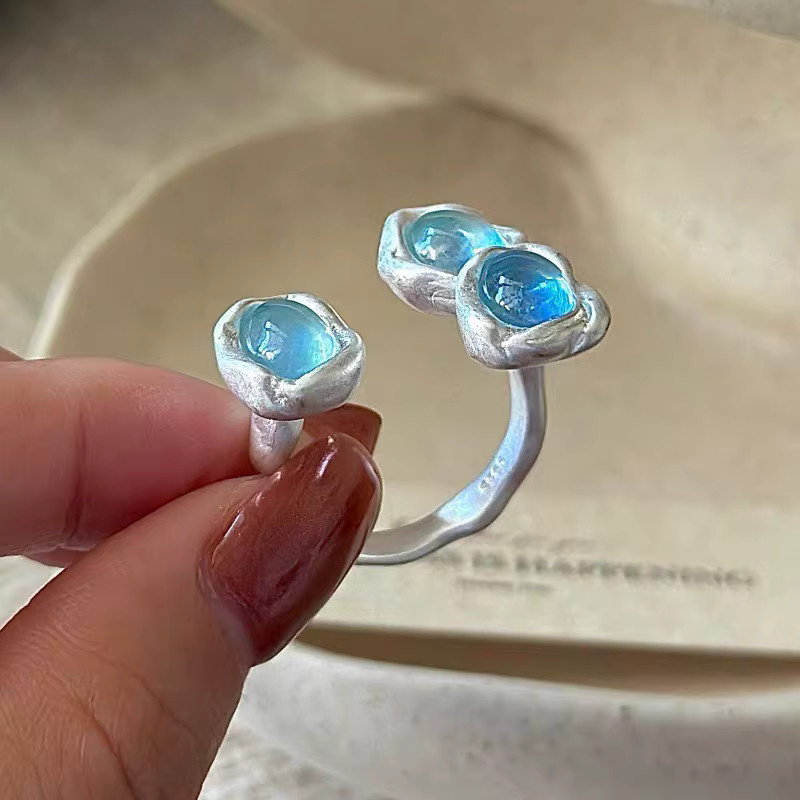 BF CLUB Ring, 925 Sterling, Mondstein, Damen - Bild 1