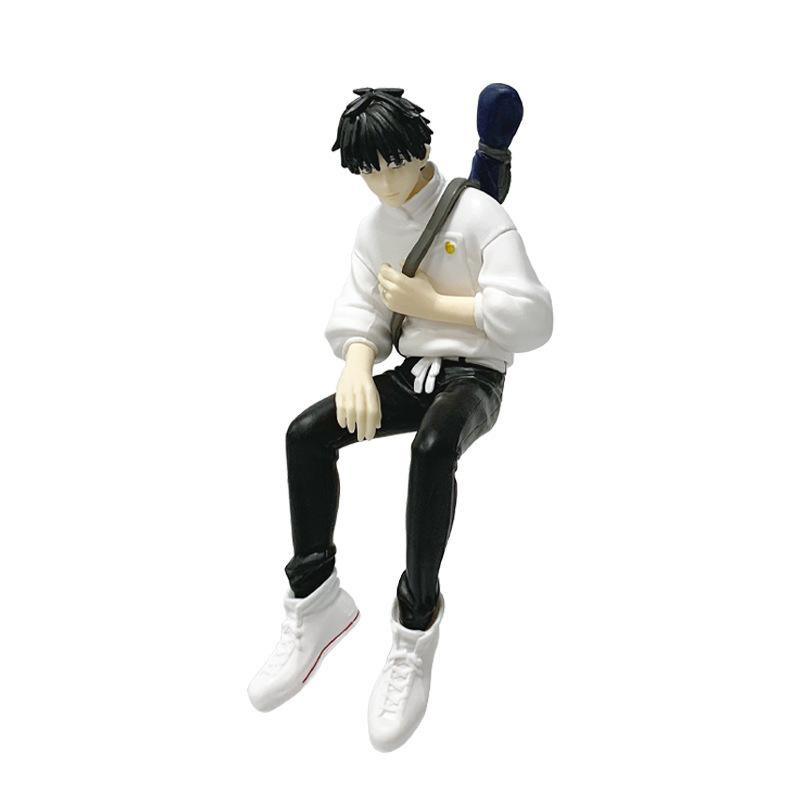 Fashnics Jujutsu Kaisen Anime Figur Gojo Satoru und Fushiguro Megumi PVC Modell in Weiß und Schwarz, Höhe: 17 cm - Bild 2