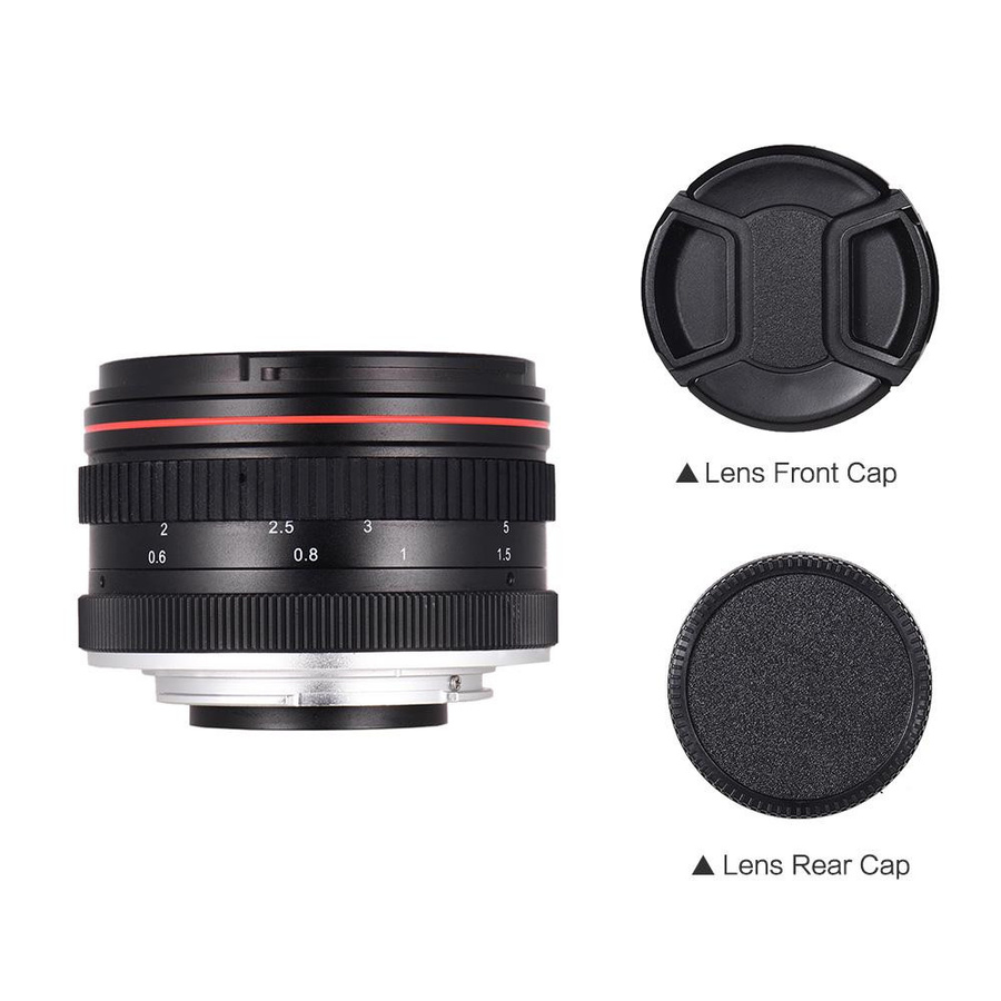 Igeteck Standardobjektiv 50 mm f/1,4 USM für Nikon F in Schwarz - Bild 4