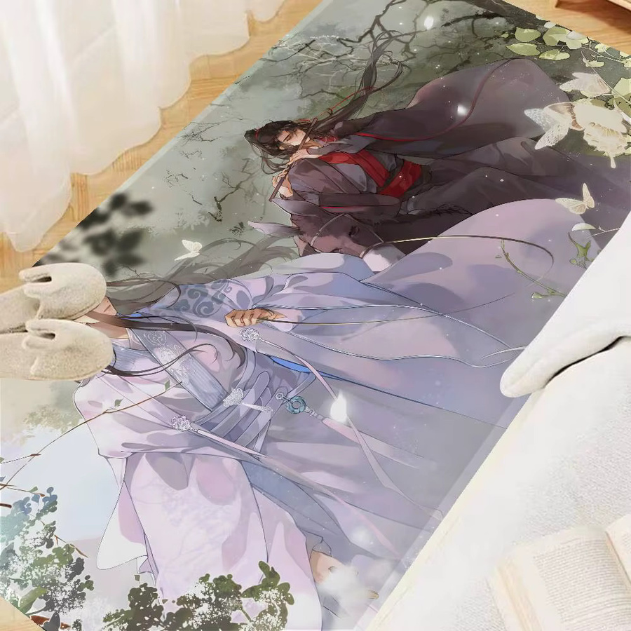 Potdemiel Mo Dao Zu Shi Badezimmermatte mit Anime-Motiv, rutschfest und wasserabsorbierend, rechteckig, Mehrfarbig, B x T: 60 x 40 cm - Bild 2