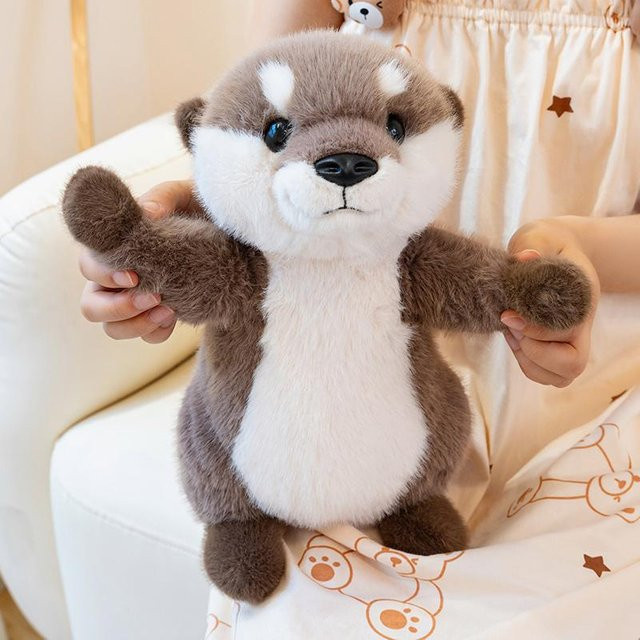 Bai Fen Bai Toys Otter Stofftier Kissen Plüschtier 25cm - Bild 1