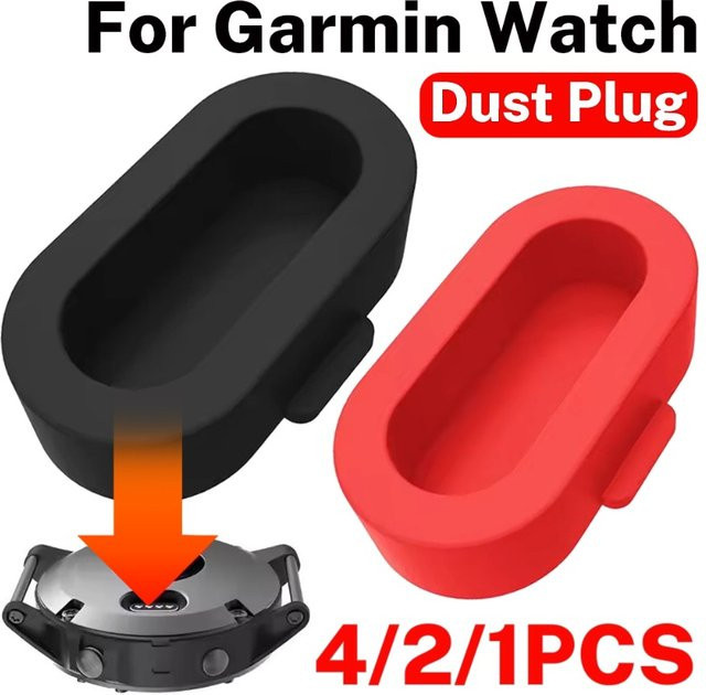 Staubschutz Ladegerät Stecker in Türkis für Garmin Fenix, Instinct, Venu, Vivoactive und Forerunner Modelle - Bild 1