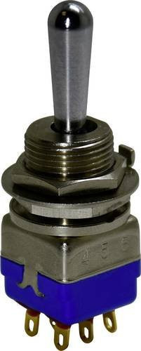 APEM 12145AK Kippschalter 12000 Serie in Silber - Bild 1