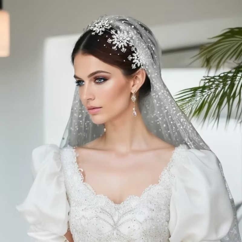 Tiara Stirnband, Strass, Damen - Bild 1
