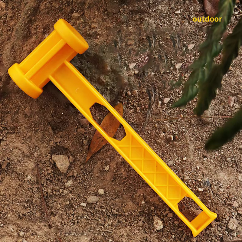 AXE SHAN Outdoor Hammer PE Leichter Tragbarer Camping Hammer zum Herausziehen von Zeltnägeln für Camping und Wandern - Bild 2