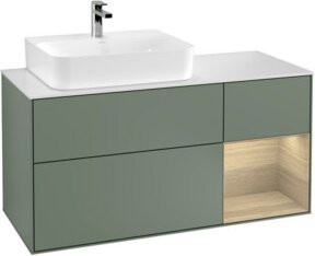 V&B Waschtischunterschrank Finion in Eiche lackiert, Breite: 120 cm, Tiefe: 50,1 cm, Höhe: 50,1 cm - Bild 1