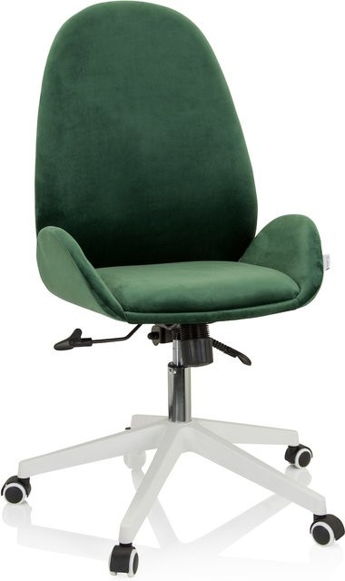 hjh OFFICE Home Office Bürostuhl AVEA in Stoff mit Armlehnen und gewichtsabhängig einstellbarer Synchronmechanik - Bild 1