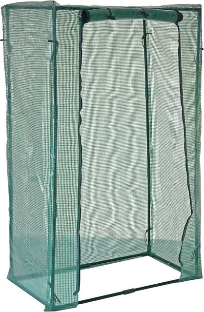MCW Gewächshaus D65 Foliengewächshaus Frühbeet in Grün mit Reißverschluss und halbtransparenter Gitterfolie, B/T/H: 150 x 95 x 50 cm - Bild 1