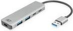 ACT AC6125 USB-C auf USB-A Adapter mit USB 3.2 Gen 1 Geschwindigkeit, 5000 Mbit/s, Grau, Aluminium - Bild 1
