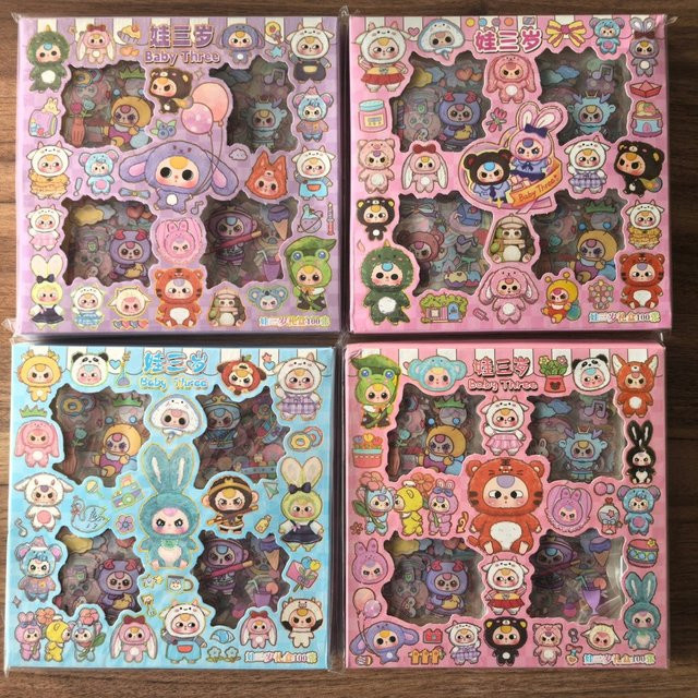 AnimeWorlds Store Aufkleber-Set, 96 Stück, für Kleinkinder - Bild 1