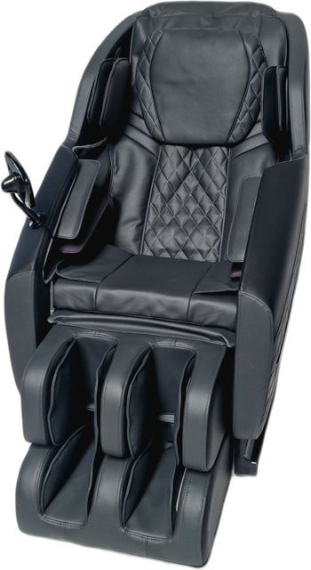 Alpha Techno Massagesessel AT-8330 in Schwarz aus Kunstleder - Bild 1