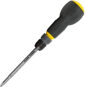 Klein Tools 2 in 1 Mehrbit Schraubendreher PH2 und Schlitz 6mm in Schwarz Gelb Silber - Bild 1