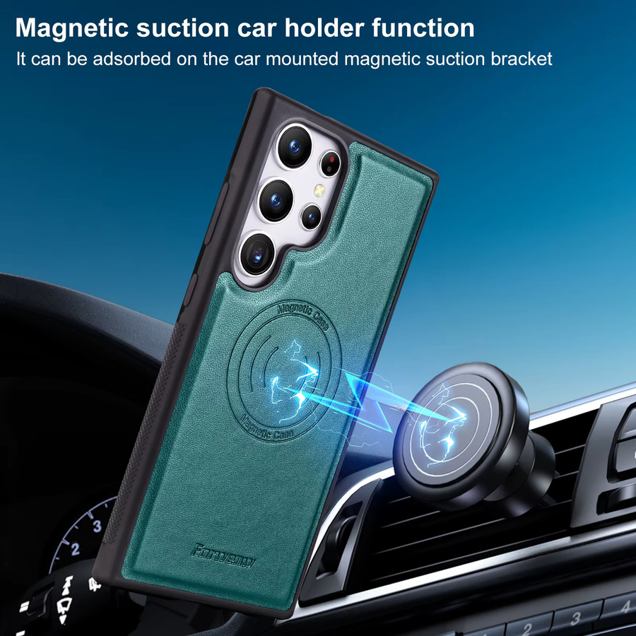 Abnehmbare Lederhülle als Brieftaschenhülle für Samsung Galaxy S26 S25 S24 Ultra S23 S22 Plus A57 A56 A55 A37 A36 A35 A25 A17 A16 A15 in Weiß - Bild 4