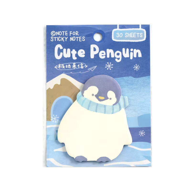 Kawai Stationery Polar Letter Series Notizbuch mit niedlichen Tier-Motiven, Softcover, Mehrfarbig - Bild 2