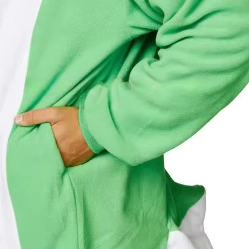 Bandai Yoshi Erwachsenen-Onesie Pyjama, Kawaii Cartoon Anime-Charakter Cosplay Schlafanzug Jumpsuit Loungewear - Bild 2