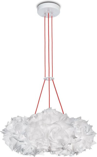 Slamp Veli Mini Trio Pendelleuchte Couture mit rotem Kabel - Bild 1