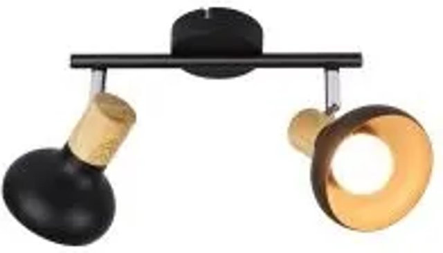 NETTLIFE Deckenstrahler aus Metall in Schwarz, verstellbar, Industrial Design, E14 Fassung - Bild 1
