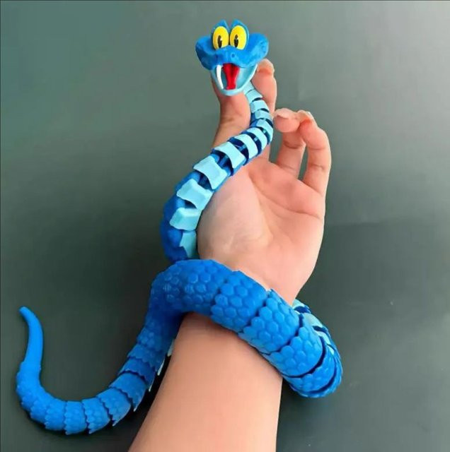 Disney Zootopia 2 Gary Snake, Bewegliche Simulations-Spielzeugschlange, Kunststoff - Bild 1