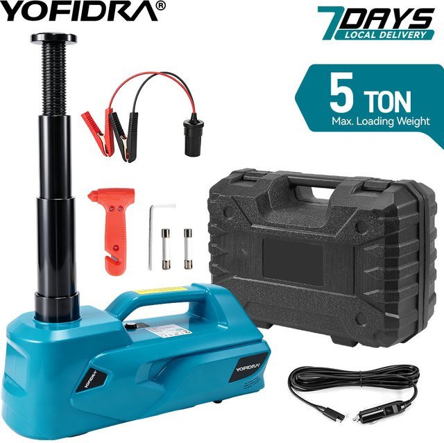 YOFIDRA Elektrischer Hydraulischer Wagenheber in Blau für SUV, MPV, Limousine und LKW - Bild 1