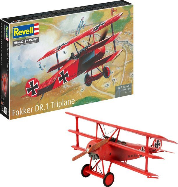 Revell Fokker DR.1 Triplan, Modellbau, 1:72, ab 10 Jahren - Bild 1