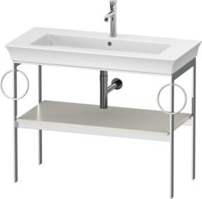 Duravit Waschtisch-Konsole White Tulip in White, bodenstehend, B: 98,4 cm, T: 45 cm, H: 76 cm - Bild 1