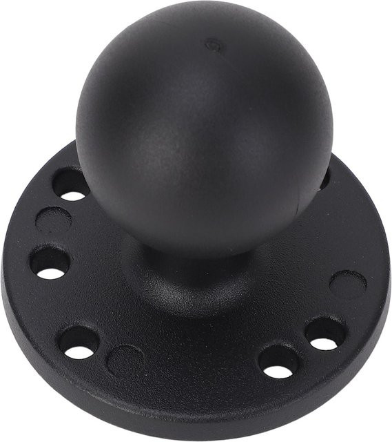 CosyHome Runde Platte aus Aluminiumlegierung mit 1,5 Zoll Ball für RAM Halterungen Größe C, Schwarz - Bild 1