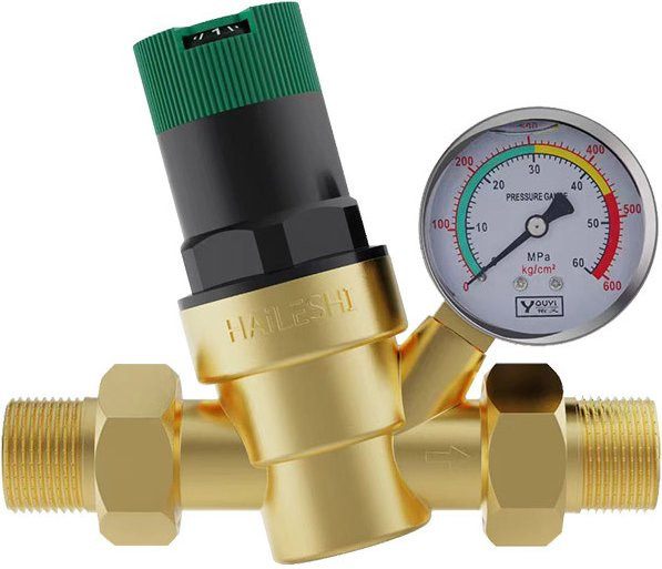 ZJMZYM Druckminderventil für Leitungswasser in Gold als Drehventil und Wasserdruckregelventil für Wohnmobile - Bild 1
