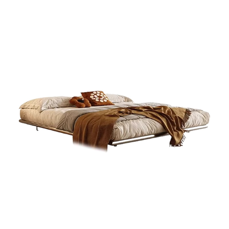 DUTRIEUX Designer Luxus Doppelbettgestell aus Edelstahl im Loft-Stil, B/T: 200 x 180 cm - Bild 2