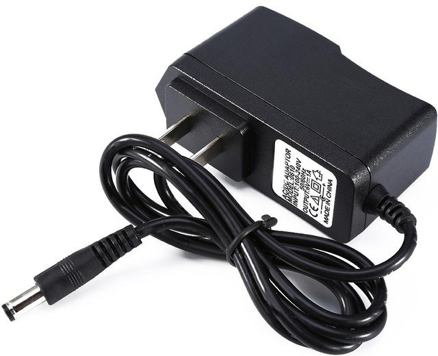 Igeteck DC Ladegerät Konverter Adapter 6 V 1 A mit 5,5 mm Barrel Plug in Schwarz - Bild 1