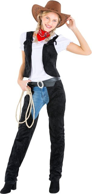 tectake Frauenkostüm Cowgirl wild Amber, Fantasy, Textil - Bild 1