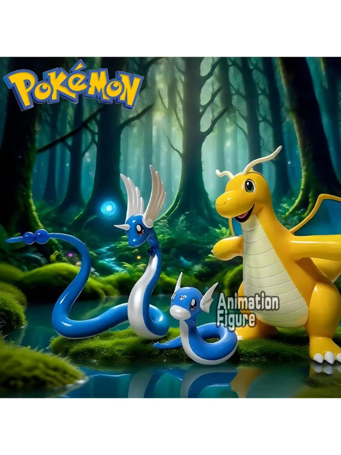 Bandai Pokémon Dragonair Evolutionary Group Actionfiguren, PVC - Bild 3