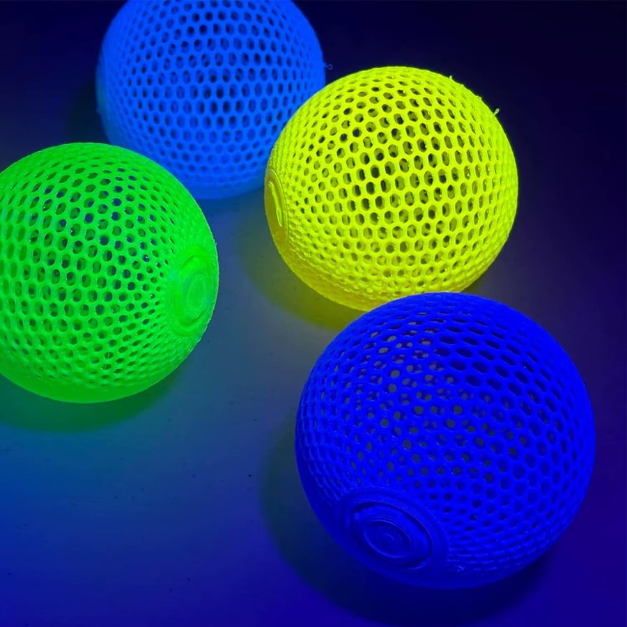MANLANG TPU Glow in the Dark 3D-Drucker-Filament Bundle, TPU 95A, Blau und Grün, 2 x 250 g, 1,75 mm - Bild 2