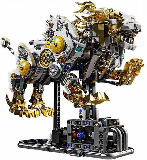 Linyi toy Mechanischer Löwe Baustein-Sammlungssatz ab 14 Jahren - Bild 1