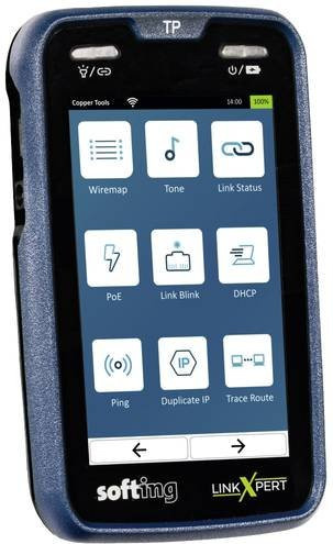 Softing Kabelmessgerät LINKXPERTTP für Ethernet/LAN in Blau - Bild 1
