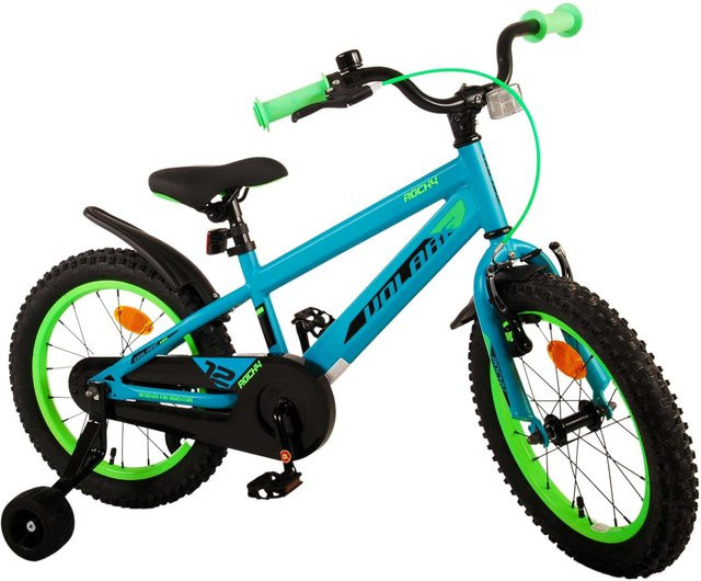 TPFSports Rocky Kinderfahrrad, 16 Zoll, Grün, Rücktritt + Handbremse - Bild 1