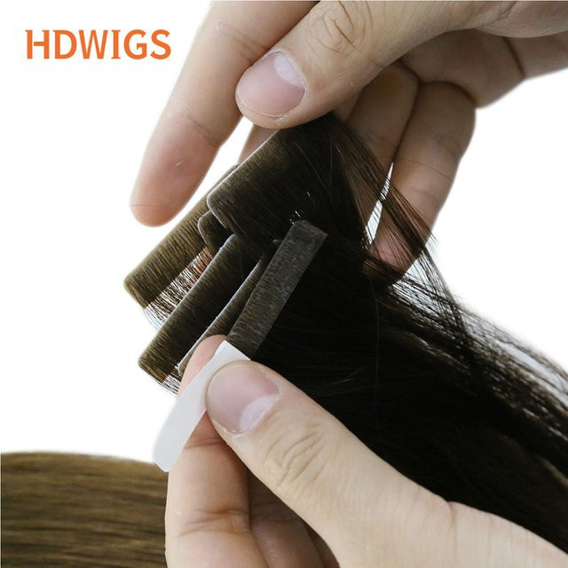 HDWIGS Echthaarverlängerung Injektionsband, 50 g, Damen - Bild 1