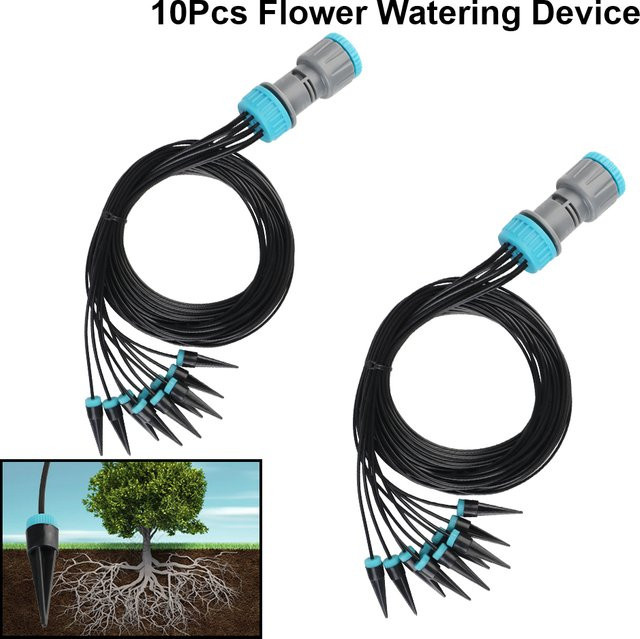 Automatisches Tropfbewässerungs-Set für Garten und Blumen mit Emitters - Bild 1