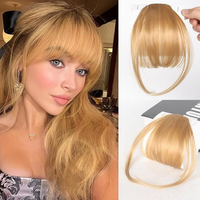i-Beautiful Front-Airbangs-Perücke Haarteil, 27 beige, Damen - Bild 1