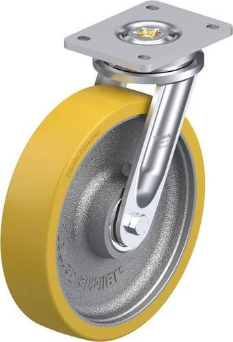 Blickle Lenkrolle LO-GTH 250K in Silber mit Rad-Durchmesser 250 mm und einer Tragfähigkeit von max. 1200 kg - Bild 1