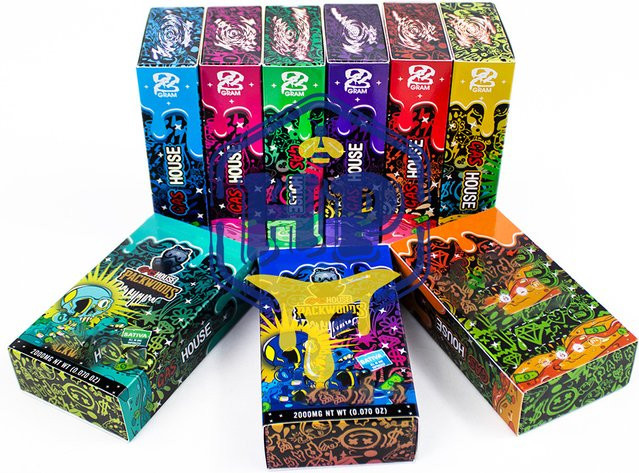Gashouse Aufbewahrungsbox aus Papier für Hologramm-Schwamm-Kartuschen und Schutzkarten in Multicolor - Bild 1
