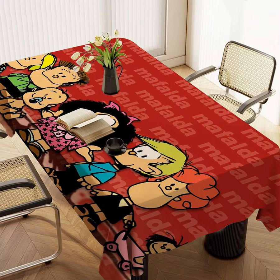 Wasserdichte rechteckige Tischdecke Mafalda von Fiesta Home Decor für dein Esszimmer und als Partyzubehör - Bild 2