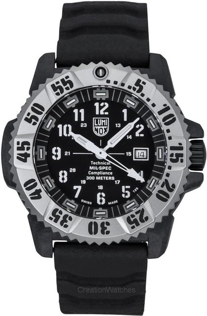 Luminox Armbanduhr, Quarz, Titan, Schwarz, 30 ATM, Herren - Bild 1