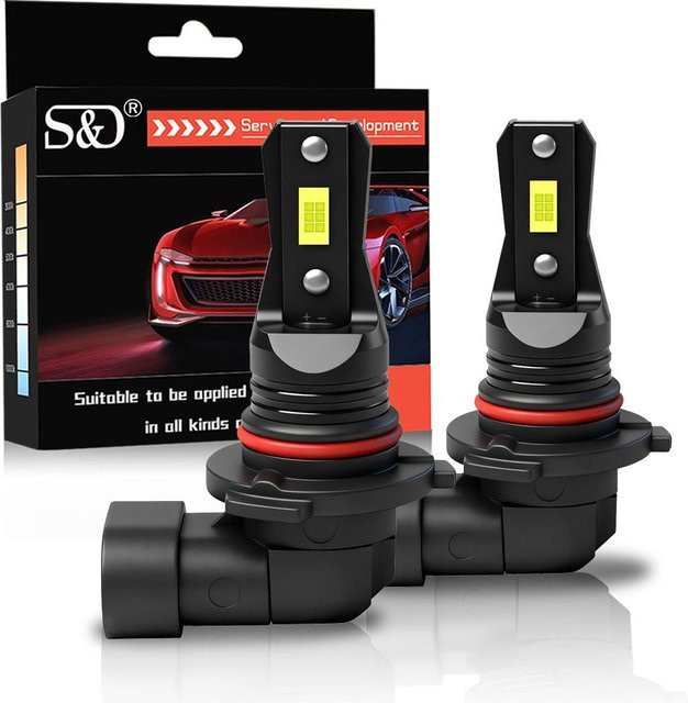 2 Stück LED Nebelscheinwerfer und Tagfahrlicht Birnen mit CSP Chip, 15000Lm, 6500K Weiß, passend für H11 H8 H9 H7 9005 HB3 9006 HB4 - Bild 1