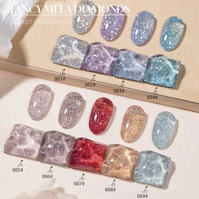 MIANEL Nagellack, Holographischer Diamant-Gel, 12 ml, Glänzend - Bild 1