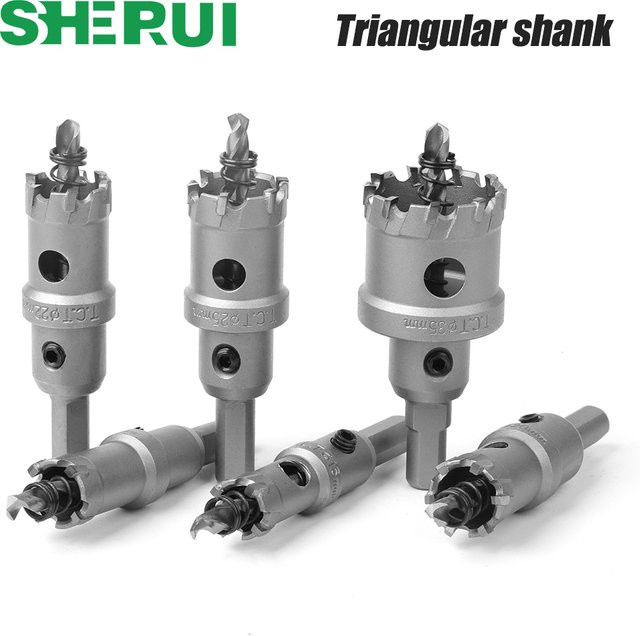 5A Hartmetall TCT Lochsäge Set für Edelstahl und Metalllegierungen, Farbe: Silber, Durchmesser: 12-150 mm - Bild 1