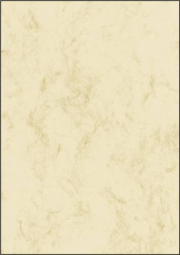 Sigel Motivpapier Marmor Beige DIN A4 90 g/m² 100 Blatt - Bild 1