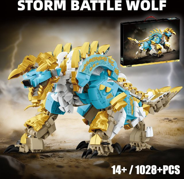 BXA Sturm-Kampfwolf-Figuren, Bausteinset, 1028 Teile, ab 14 Jahren - Bild 1